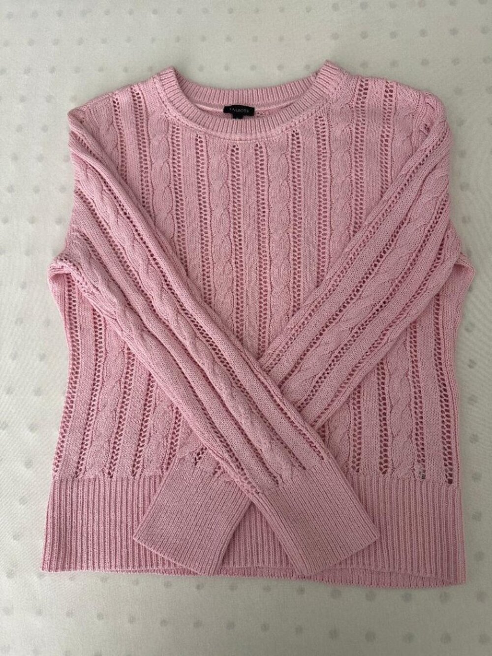 Pink pull over sweater